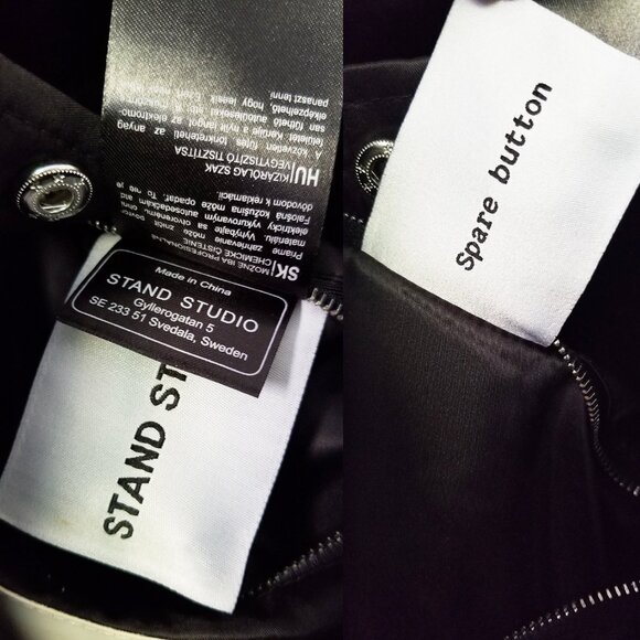 STAND STUDIO Black Lolita Teddy Tote Medium Plush Faux Fur Tote Bag $360 Soft - Picture 10 of 15